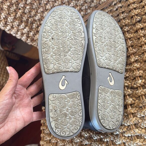 OluKai Genuine Shearling Sneaker Boots 8 1/2 - Picture 11 of 12